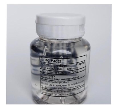 Image Description (Volunteer Warning Label)